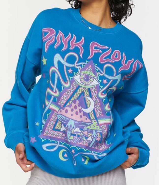 Pink Floyd The Dark Side Of The Moon Psychedelic Mushrooms Blue