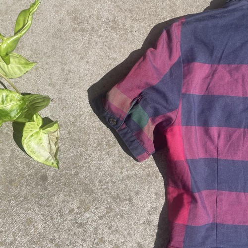 Vintage Designer Burberry Plaid Tartan Pleated Y2K Preppy Grunge Mini Dress SMLL - Picture 6 of 12