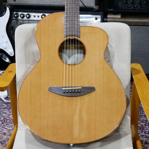 baden a-style Mahogany Acoustic Guitar Good Condition Free shipping from Japan