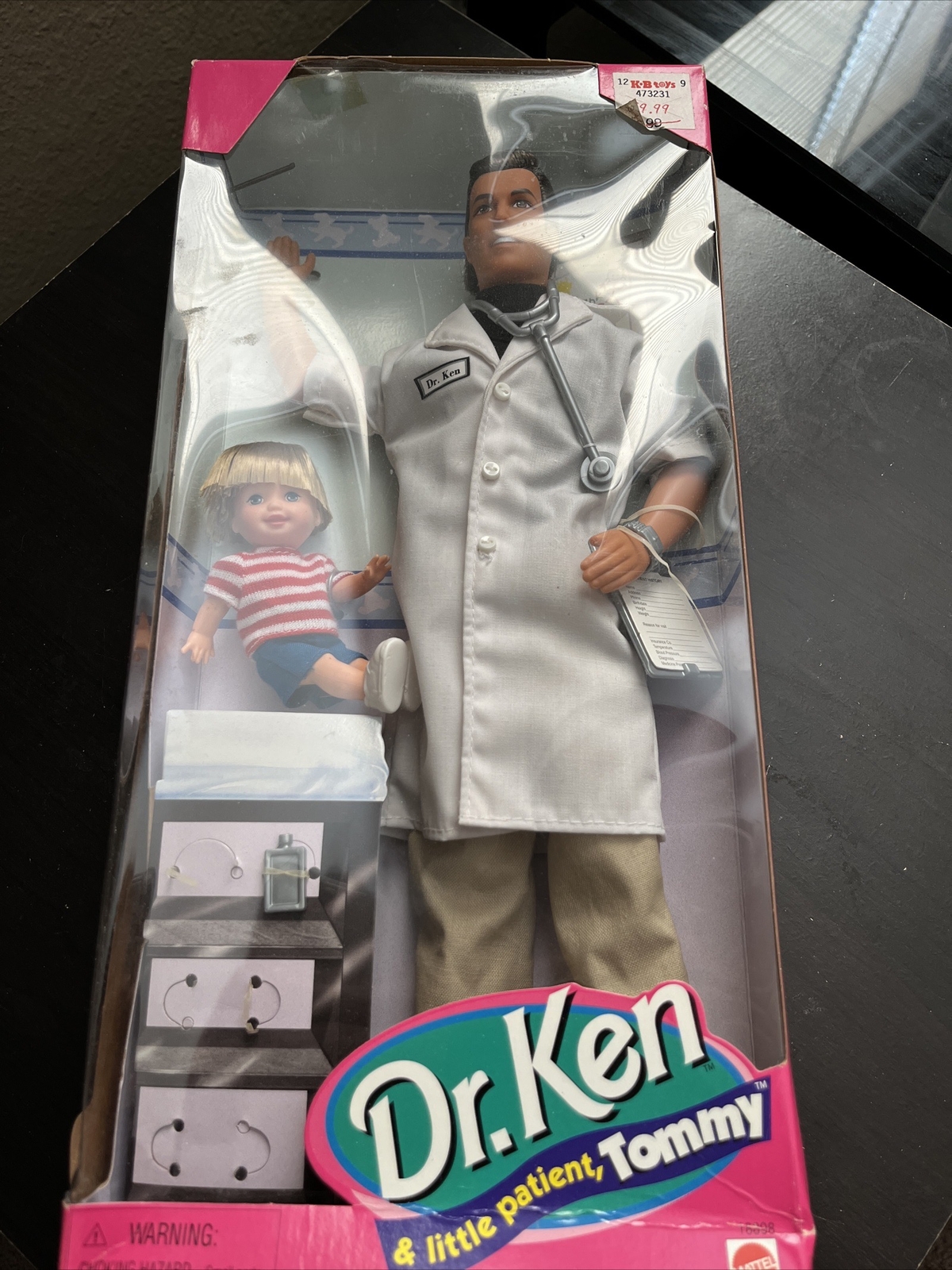 Ken Little Patient Tommy Barbie Doll Set 1997 Mattel 18898