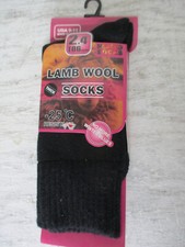 Men's Thick Lamb Wool Socks Winter Warm Hiking Work Heated Socks