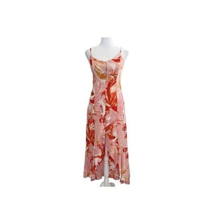 Abel the Label Anthropologie Floral Dress Vacation Beach Coastal Summer Easter