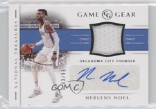 2018-19 Panini National Treasures Game Gear 43/99 Nerlens Noel #GG-NNL Auto 2g6