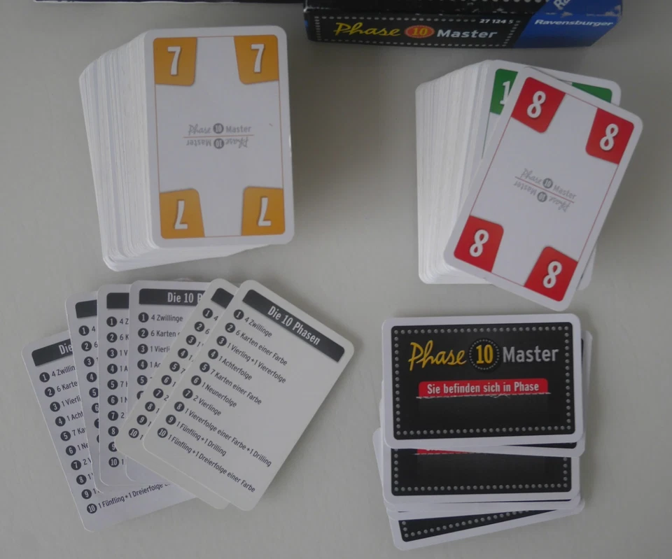 Top Condition: Phase 10 Master! Card Game! 100% Complete - Image 2 of 4