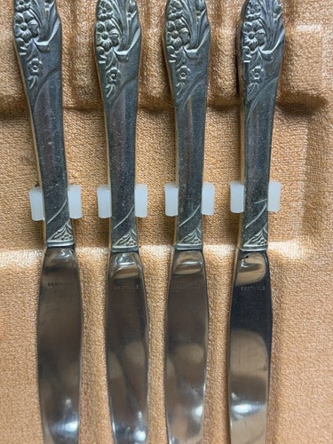 50 pc. Oneida Community Silverplate "Evening Star" Flatware Silverware Set & Box - Picture 4 of 7