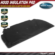 Front Lower Engine Hood Insulation Pad Bonnet Panel for Audi A4 A4 Quattro 8EC
