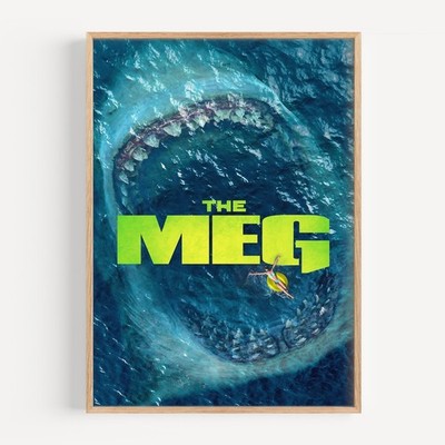 The Meg (2018) Movie Poster Wall Art Print