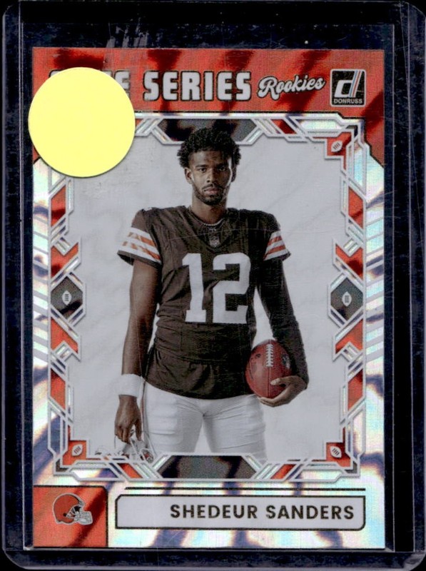 2025 Panini Donruss Shedeur Sanders The Elite Series Rookies RC #ESR-SSS Browns