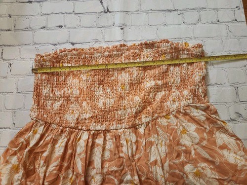 Neu mit Etikett Torrid Röhrentop 3X Cottage Viskose Noppen gesmokt Charlotte Blumenmuster Plus - Bild 13 von 14