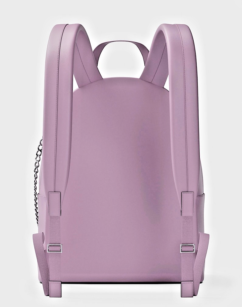 Michael Kors Slater Medium Signature Logo Backpack Purple Light 
