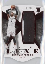 2014-15 Panini Luxe Memorabilia Die-Cuts Prime Red 13/25 Cory Jefferson #15 4m6