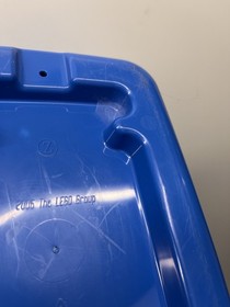 EMPTY 2006 LEGO 4626 Blue Tub Plastic Box Container For Brick Storage 11x7x7