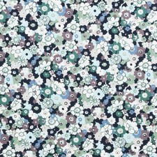 Alexander Henry "A Ghastlie Cluster" Blue by Fat Quarter 18 x 22