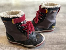 Plae Noel WP  Alpine Boys Black Red Size 11 Waterproof Outdoor Snow Hiking Boots