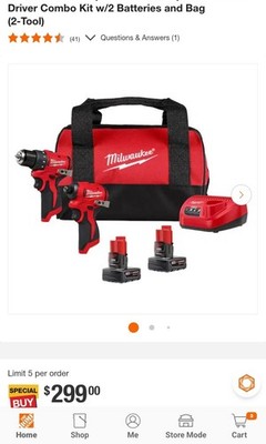  NEW 2025  Milwaukee M12 BRUSHLESS 2-Tool XC6.0 Combo Kit 3494-22XC