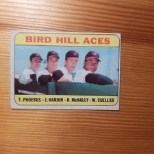 1969 Topps - High # Mike Cuellar, Dave McNally, Jim Hardin #532 Tom Phoebus, Jim