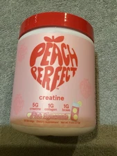 Peach Perfect Creatine Pink Lemonade 30 Servings New Exp 7/2027