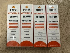 4x Vitamin C Serum for Face Anti-Aging Wrinkle Dark Spot Remover Exp 10/27