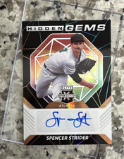 Panini Elite Extra Edition Hidden Gems Spencer Strider #HG-SS Autograph Atlanta
