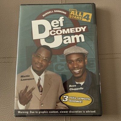 Russell Simmons Def Comedy Jam All Stars 4 DVD Martin Lawrence NEW