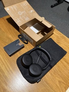 Jabra Evolve2 55 MS Stereo Wireless Headset with Stand Brand New