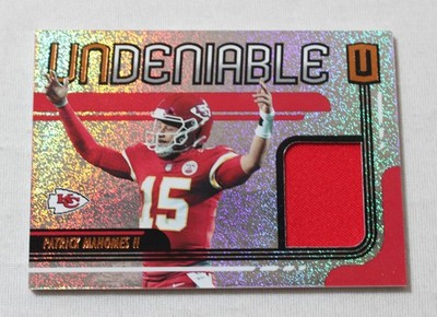 2019 Panini Unparalleled Patrick Mahomes II #UN-PM Patch JL3 Near Mint