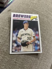 2026 Topps Heritage Jacob Misiorowski 144 Milwaukee Brewers RC 📈🔥🔥📈