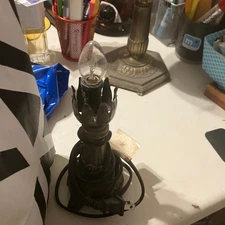 Michael Berman Vintage 97 Hand Made Ceramic and Glass Table Lamp