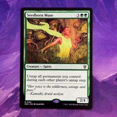 Seedborn Muse MTG MKC 0186 186 Green Squirrel Commander Murders at Karlov Manor