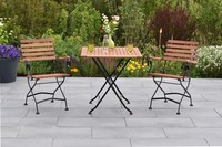 Mx GartenmöBel Schlossgarten Set 3Tlg. Biergarten BalkonmöBel Gartengarnitur