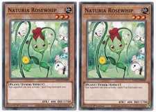 2x Naturia Rosenpeitsche - (HAC1-DE099 - 1. Auflage - Common) - NM - Yugioh
