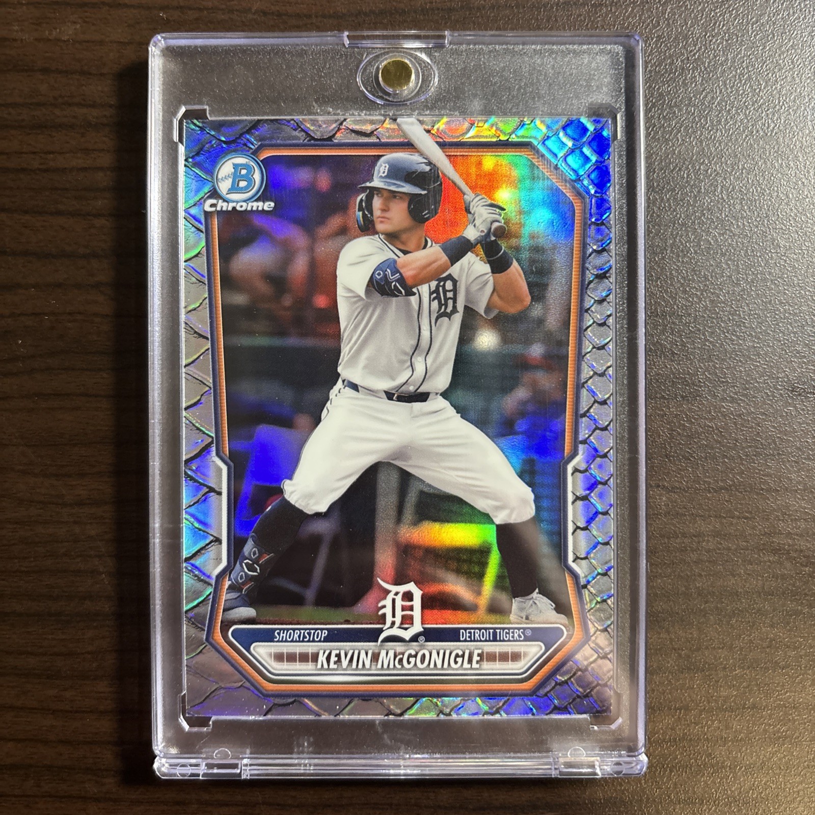 2026 Bowman - Chrome Prospects Kevin McGonigle #BCP-145 Reptilian Refractor (RC)