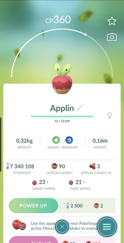 Applin X15 - LUCKY CHANCE - Pokemon Trade GO