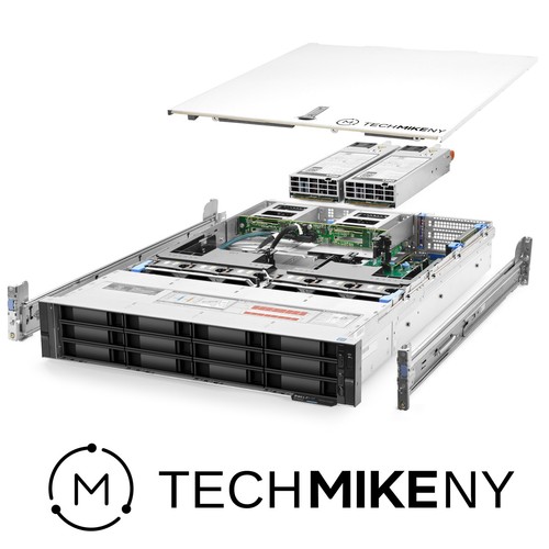 Dell PowerEdge R740xd Server 2x Gold 6152 2.10Ghz 44-Core 256GB RAM 12x Caddies