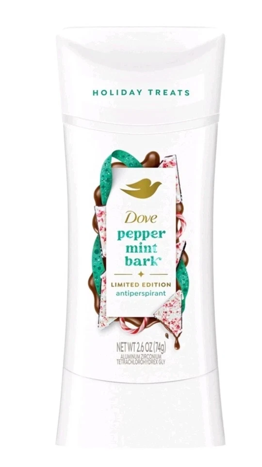 Дезодорант-антиперспирант Dove Pepper Mint Bark праздничный ограниченный выпуск (2 УПАКОВКИ) - Изображение 2 из 3