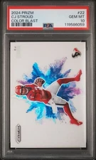 2024 Prizm Color Blast CJ Stroud Texans SSP CASE HIT PSA 10 GEM MINT