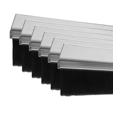 Garage Door Brush Seal 9 Ft. with Aluminum Retainer Fasteners Drafts Resistance