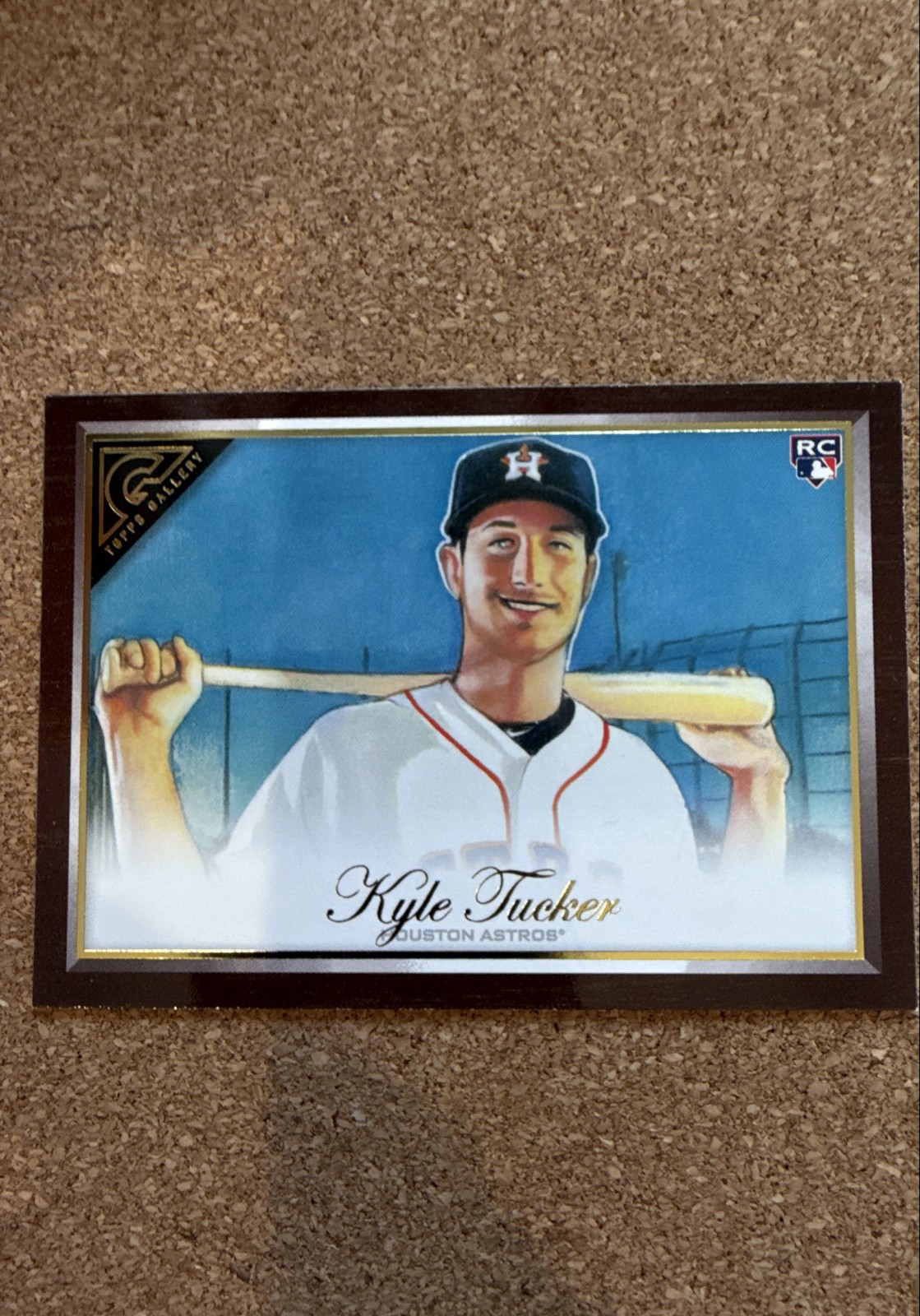 2019 Topps Gallery - Kyle Tucker #121 Canvas Wood (RC)