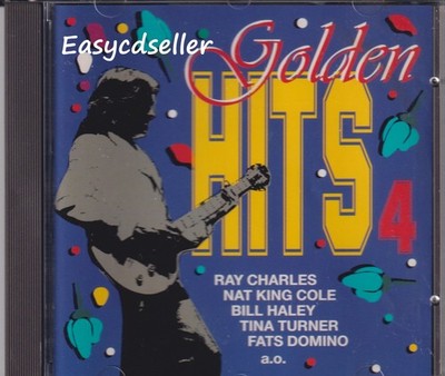 GOLDEN HITS 4 CD MIT RAY CHARLES,HARRY BELAFONTE,FATS DOMINO,TINA TURNER U.A.