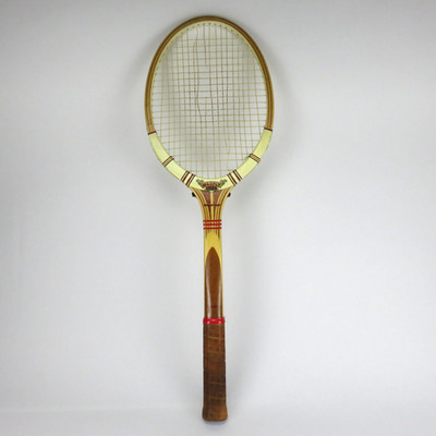 Vintage Wooden Tennis Racket DUNLOP MAXPLY LM4 Medium Top Handle N6 England