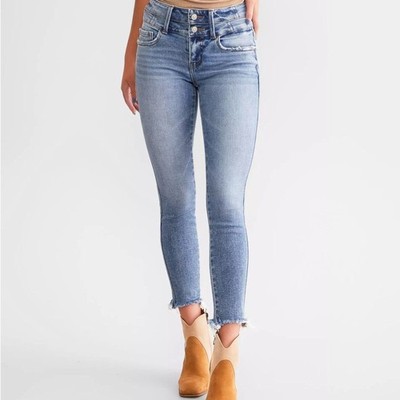 Flying Monkey Mid-Rise Ankle Skinny Stretch Jean Sz 28