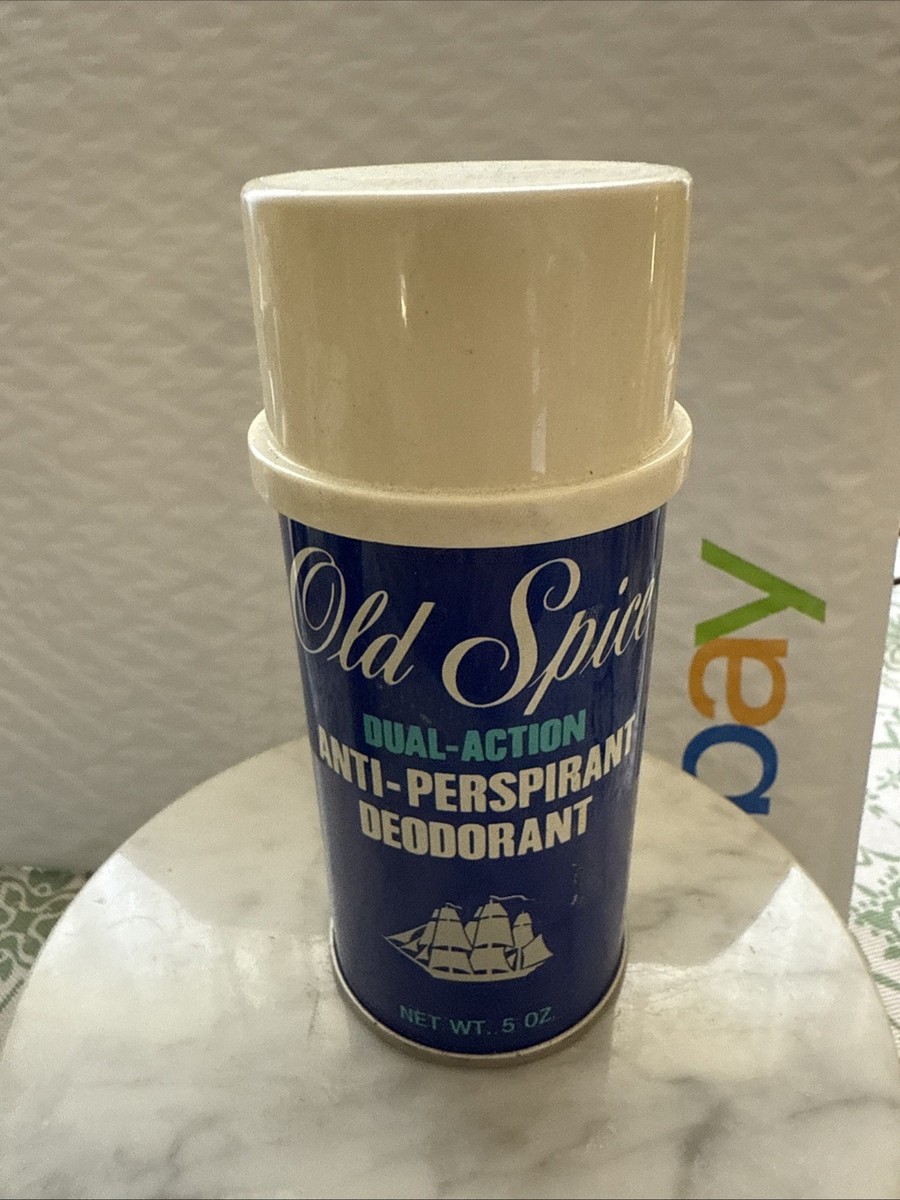 Vintage Old Spice Spray Deodorant Blue Can 5 oz Shulton RARE HTF
