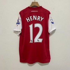 Henry 12 Arsenal Jersey 2010 2011 Size XL Retro Football Vintage Home Soccer SS
