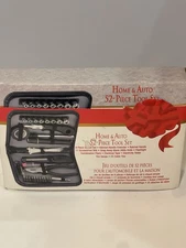 Home & Auto 52 Piece Tool Set With zippered Carrying Case Holder