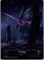 Swamp (0264) (Borderless) Foil Edge of Eternities MTG