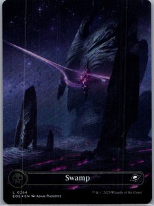 Swamp (0264) (Borderless) Foil Edge of Eternities MTG