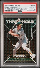2023 Panini Prizm Mark McGwire Three-Hole Black Finite Prizm 1/1 PSA 10 🔥