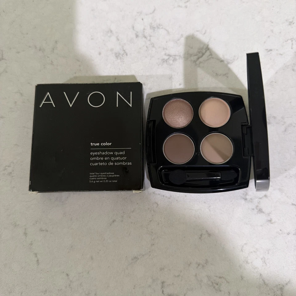 Avon True Color Eyeshadow Quad: Mocha Latte Q110 Discontinued - Image 3 of 4