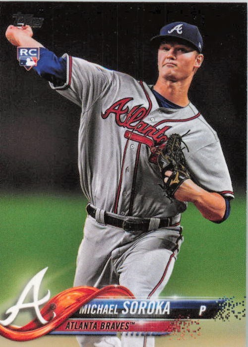 2018 Topps Update Series #US68 Michael Soroka Atlanta Braves RC
