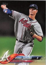 2018 Topps Update Series #US68 Michael Soroka Atlanta Braves RC